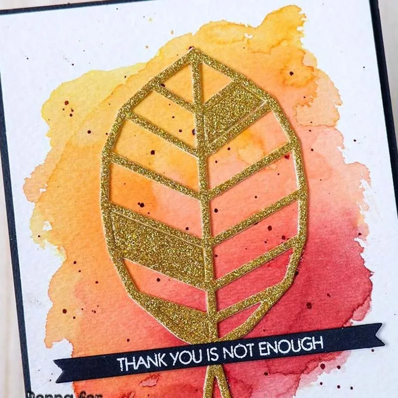 Фоновые листья металлические Вырубные штампы вырезанные формы для украшения