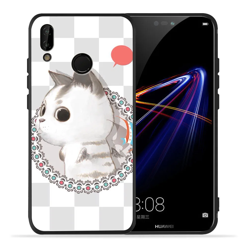 Чехол накладка с котенком для Huawei Mate 30 Pro 10 20 Note 8 9 Plus|Бамперы| |