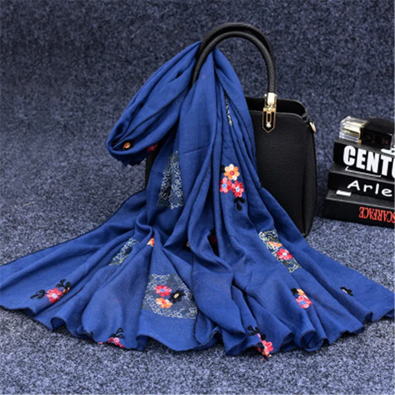 

2019 Luxury Summer autumn Women Summer Scarf desiguers Floral Shawl Ladies Print Wrap Scarves