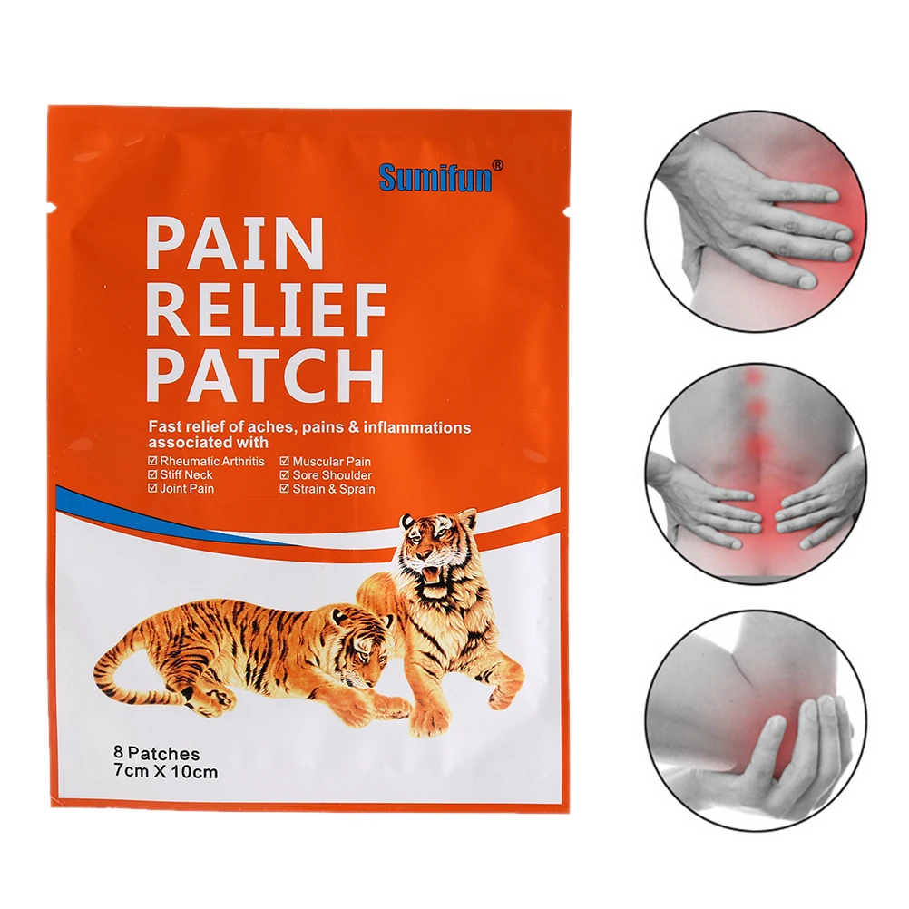 8 шт./лот облегчение коленного сустава боли медицинская штукатурка в спине Патч