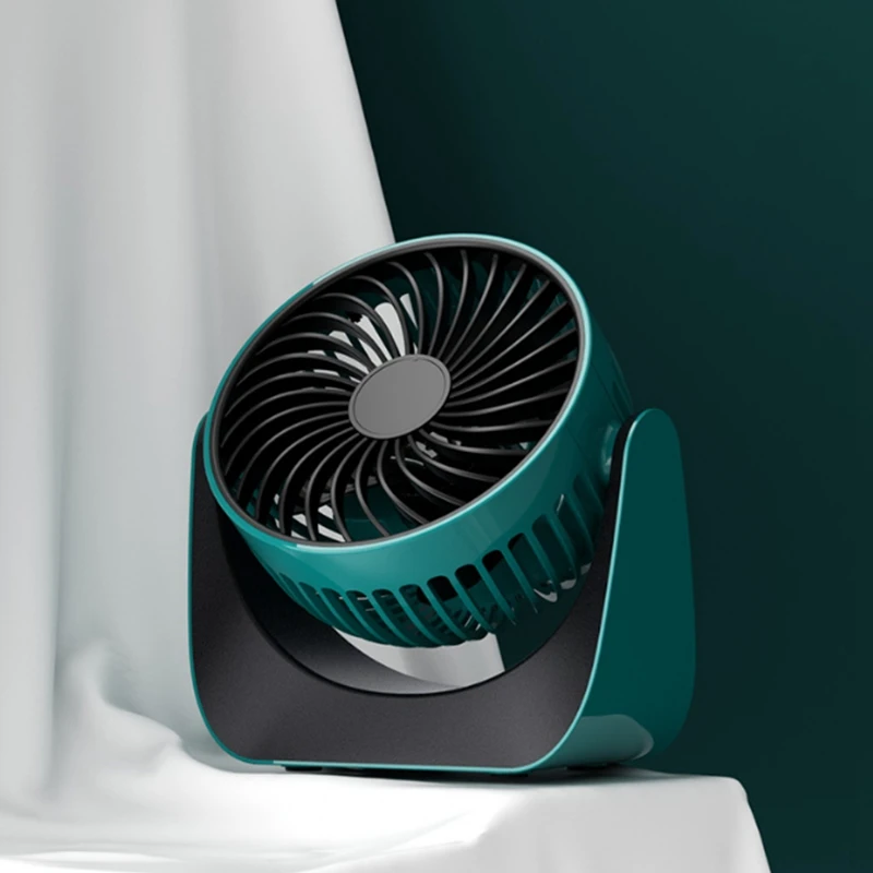 Портативный Настольный USB мини вентилятор с регулируемой циркуляцией воздуха на