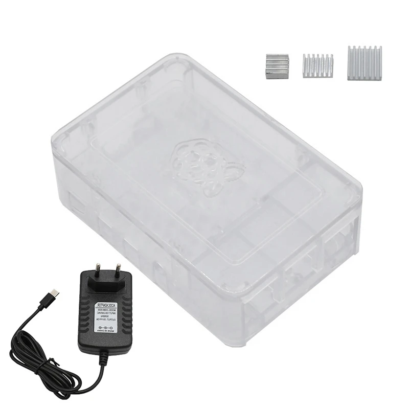 Для Raspberry Pi 4 Model B ABS чехол 4G ОЗУ макетная плата комплект с прозрачным цветным