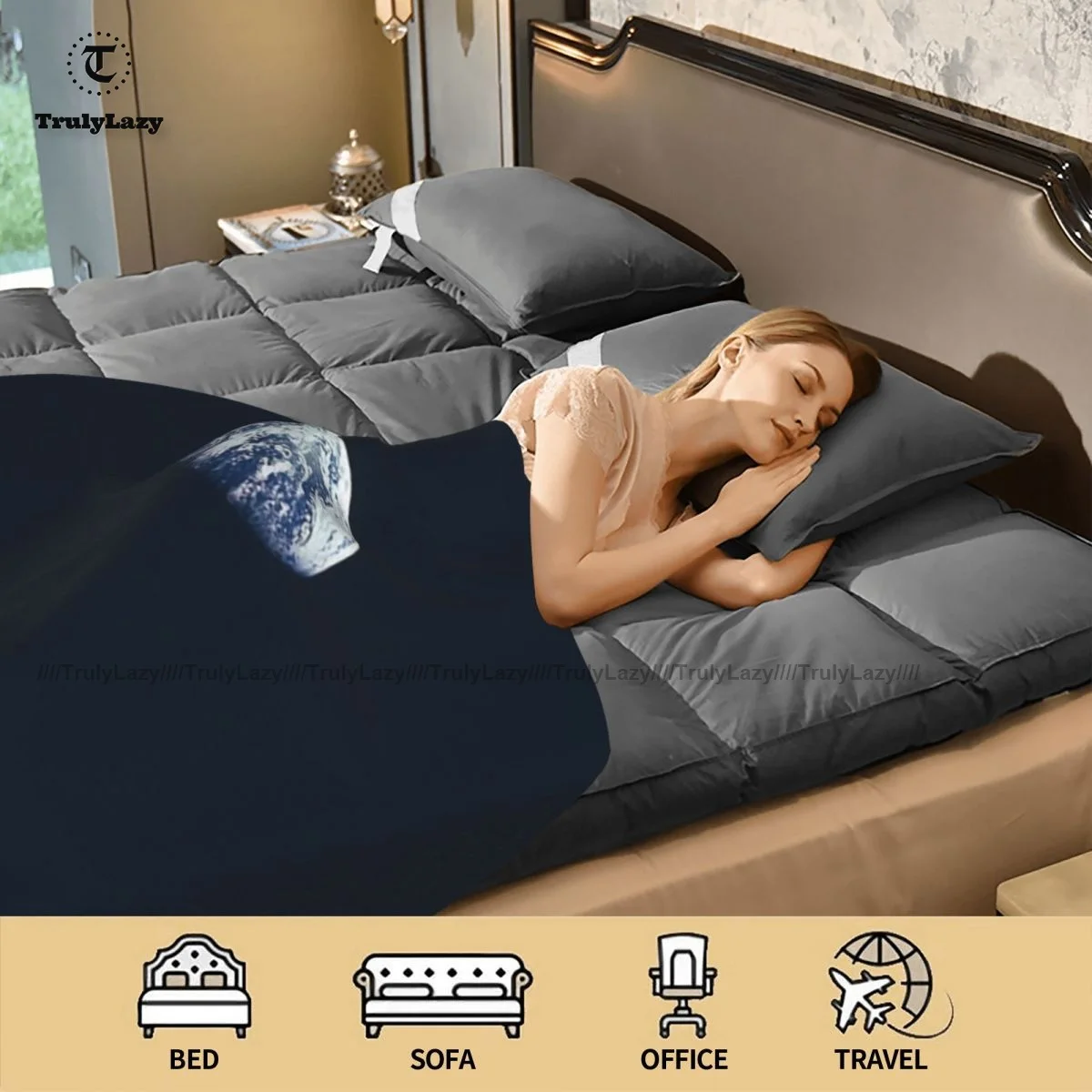 

Physics Blanket Fleece Camping Round Blanket Super Soft Fashion Beautiful Bedspread