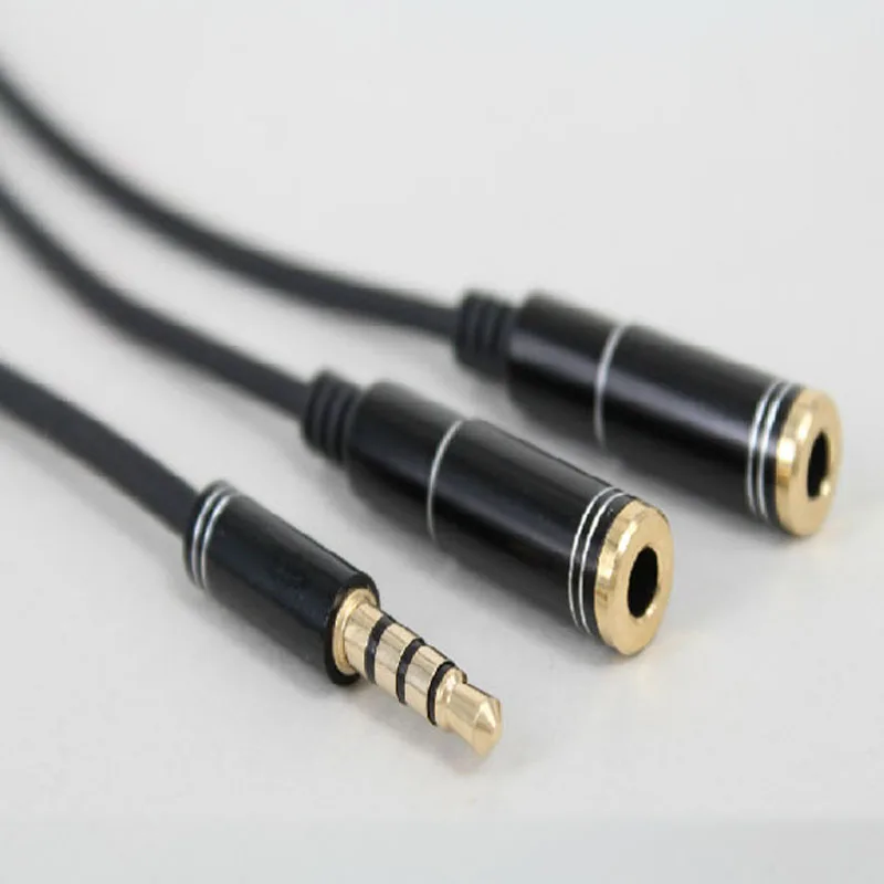 3 5 мм один папа-два женский компьютер наушники сплиттер пара обмена музыкой 1-to-2