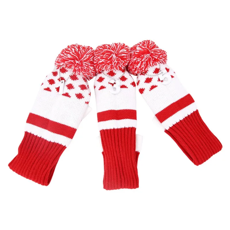 

Golf Knitted Cover Golf Club Cover Golf Club Accessories Putter Cover Cue Cover With Number Knitted Wool Cue Cover Head Covers