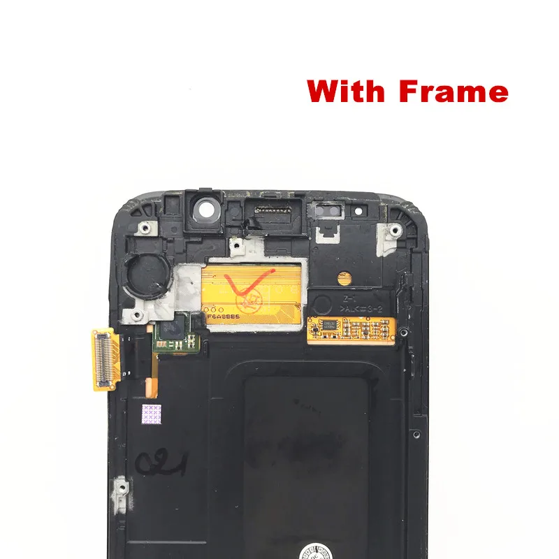G925 LCD с рамкой для SAMSUNG Galaxy S6 edge G925I G925F SUPER AMOLED дисплей кодирующий преобразователь
