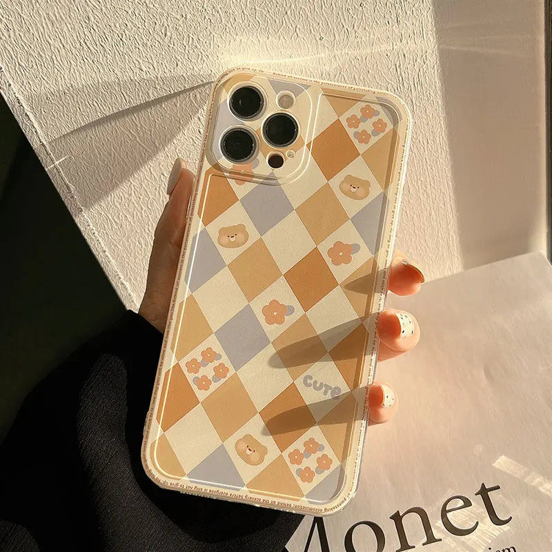 

Простой стильный силиконовый чехол для iPhone13 12 11Pro, максимальное освещение, защитная задняя крышка для Xr Xs Max 7 8 Plus