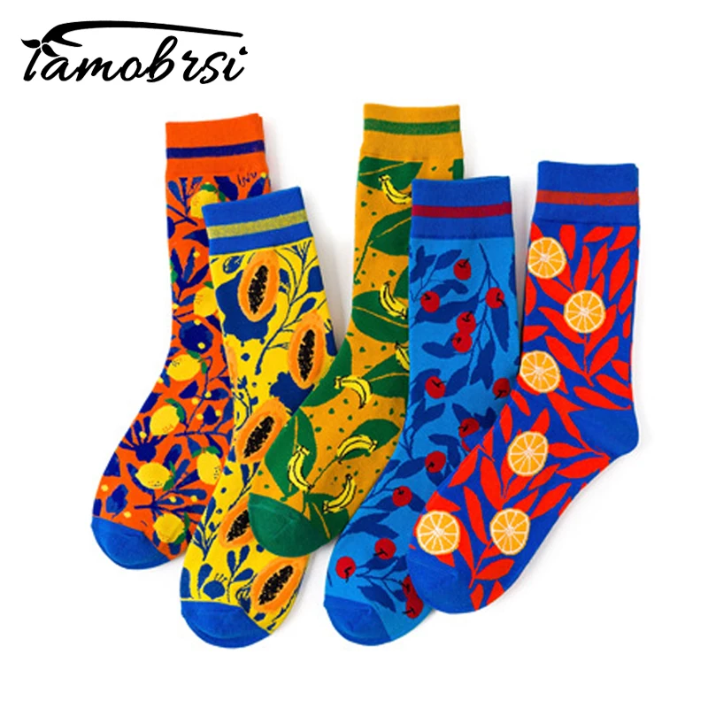 Фрукты Банан вишня лимон папайя уличная одежда короткие милые женские мужские