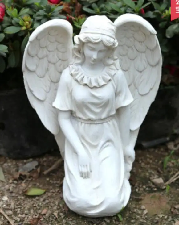 

Resin American angel figures display a resin decoration creative gardening living room sculpture European outdoor crafts