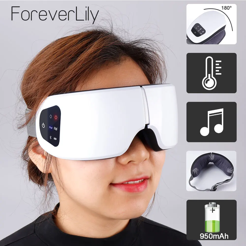 Беспроводной массажер для глаз с горячим сдавливанием воздуха умные массажные