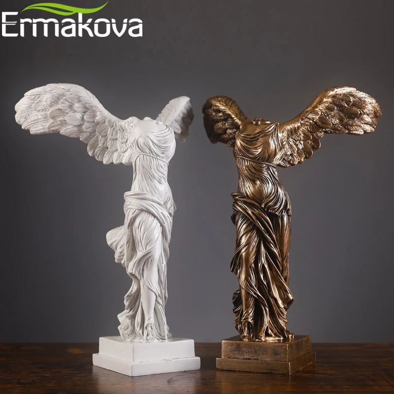 ERMAKOVA 10 дюймов Крылатая статуя победы фигурка копия богиня скульптура украшение