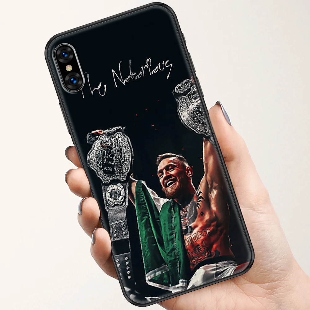 Чехол Conor McGregor для iphone SE 2020 6 6S 7 8 11 12 13 Mini Plus X XS XR Pro Max черный Модный чехол - купить по
