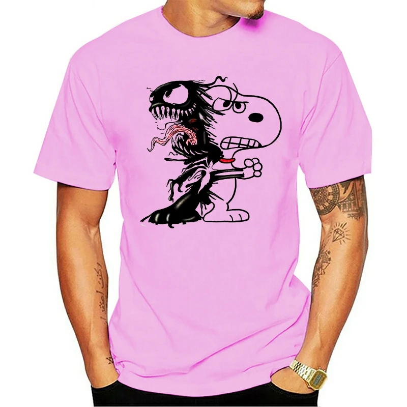 Venom E snoopievenode манга Curta 2021 футболка S 3XL Masculina Unissex Moda|Мужские футболки| |