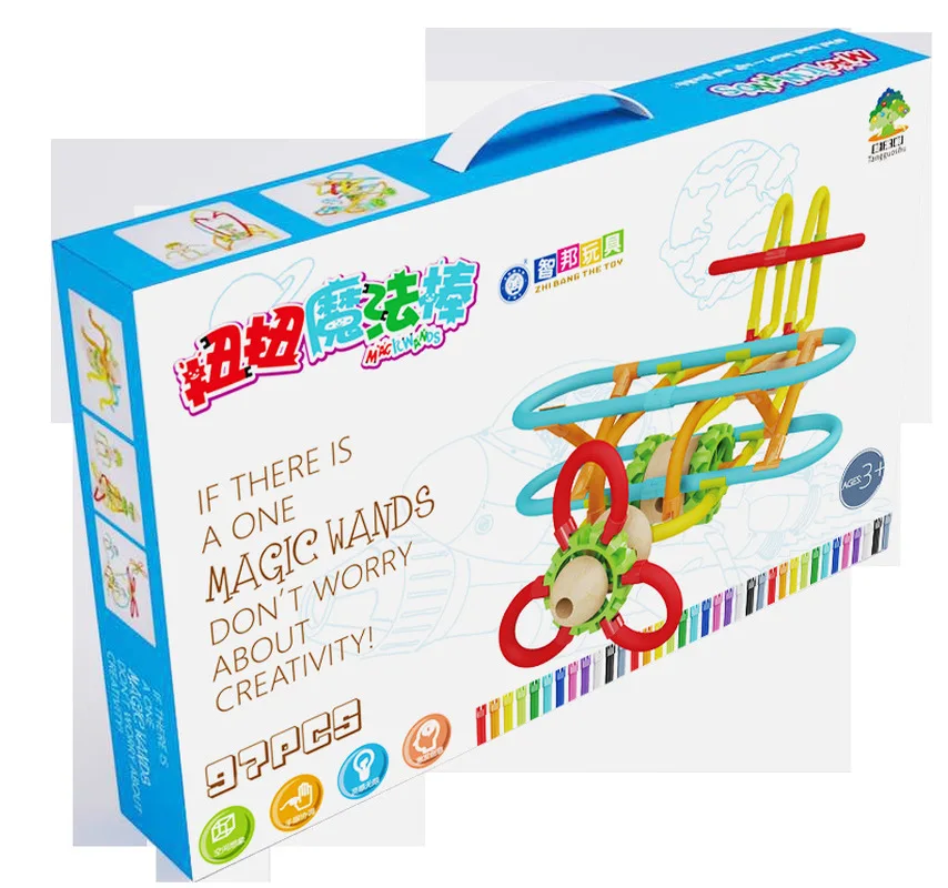 Новинка 2019 магнитная палка игрушка-головоломка для младенцев сборка