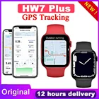 Смарт-часы HW7 Plus для мужчин и женщин, с GPS, фитнес-трекером, NFC, Bluetooth, напоминанием о звонках, пульсометром, спортивные часы, 2022