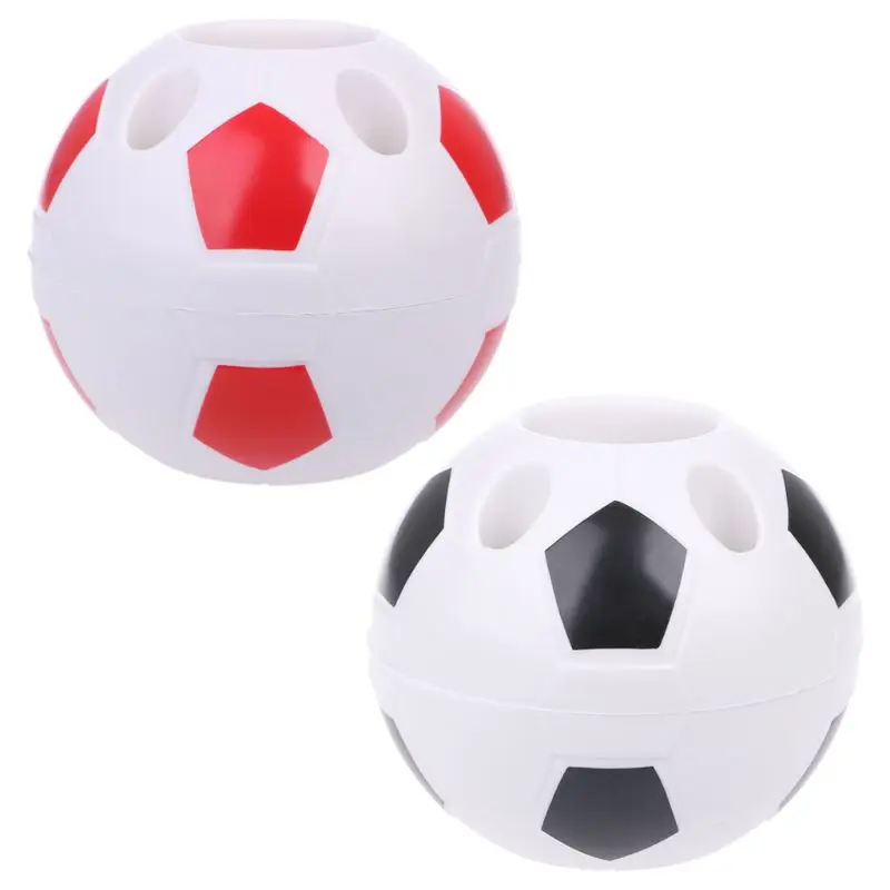 

Творческий футбольная ручка держатель Зубная щётка контейнер многофункциональный офисный Органайзер 77UB