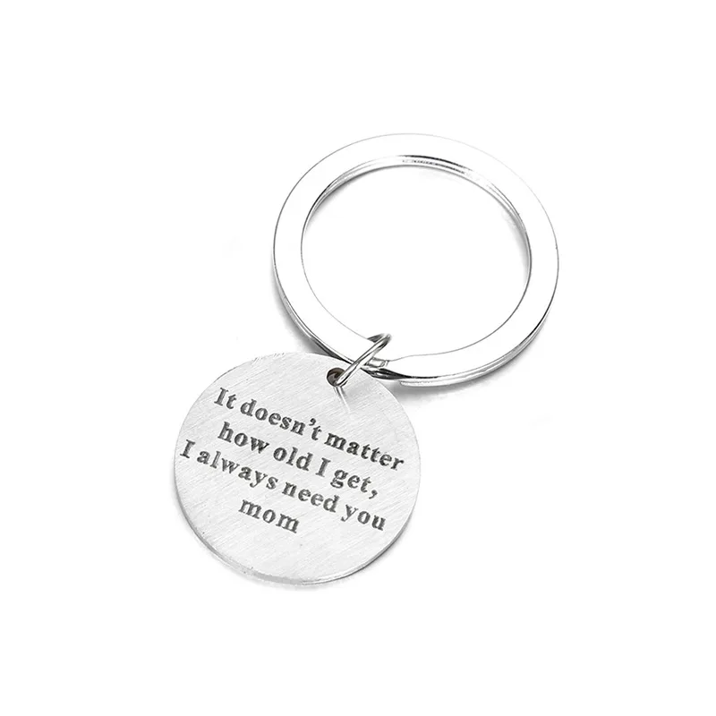 

"It doesn't Matter How Old I get, I Always Need You mom" Keychain Gift For Mom ,thanksgiving Day gift, Mothers Day Gift