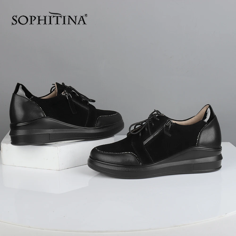 SOPHITINA/однотонная обувь для отдыха на плоской подошве Высококачественная удобная