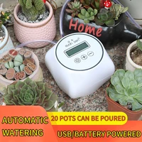 garden automatic watering system drip irrigation device timer home ntelligent water pump controller for potted plant indoor use