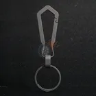 1 брелок из титанового сплава, кольцо для ключей, крючки для вытягивания, прочный, большой емкости, сверхпрочный, быстросъемный, автомобильный брелок для ключей, карабин