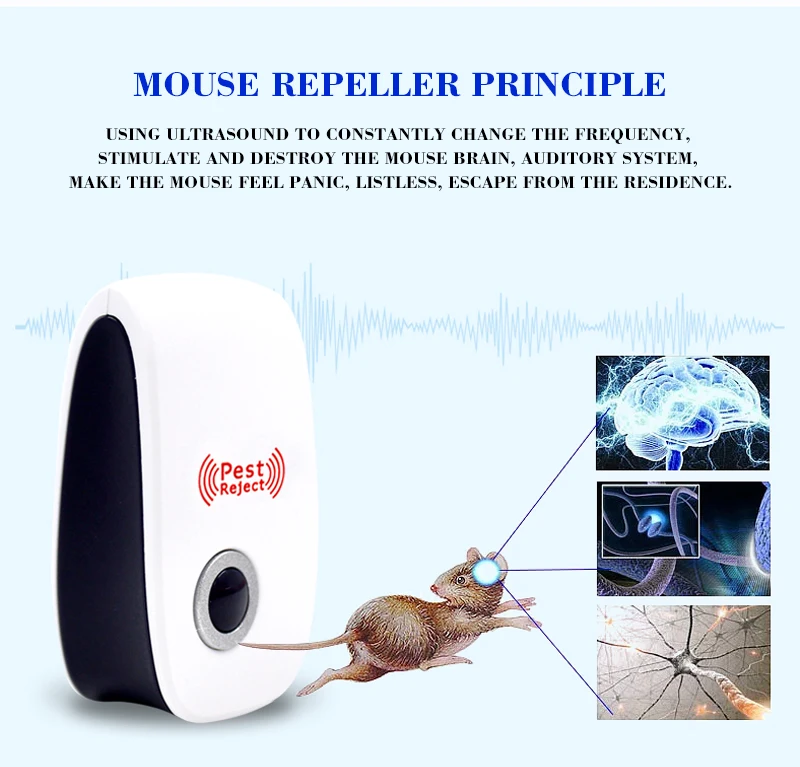 Новинка Отпугиватель комаров электронный отпугиватель ультразвуковой