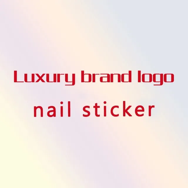 

Mg series brand cartoon logo manicure sticker manicure decoration DIY