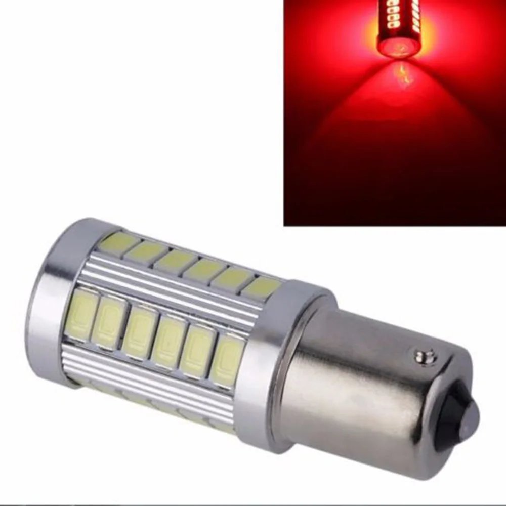 Аксессуары для автомобиля 12V 33SMD светодиодная сигнальная лампа автомобильная лампа габаритные огни стоп-сигналы фары дневного света - Название цвета: Red