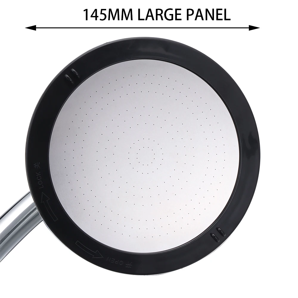 

High Pressure Stainless Steel Large Shower Head Powerful Energy Bath Heads Chrome Water Saving Sprinkler Bathroom Accessories
