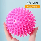 7,59 см ПВХ колючие массажный шарик ТРИГГЕРНАЯ точка Спортивная Фитнес ручной пальцев ног, накладки для облегчения боли при рельефная мышца расслабиться в виде ежа Массажный мяч Портативный