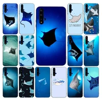 yndfcnb animal manta ray phone case for huawei mate 20 10 9 40 30 lite pro x nova 2 3i 7se