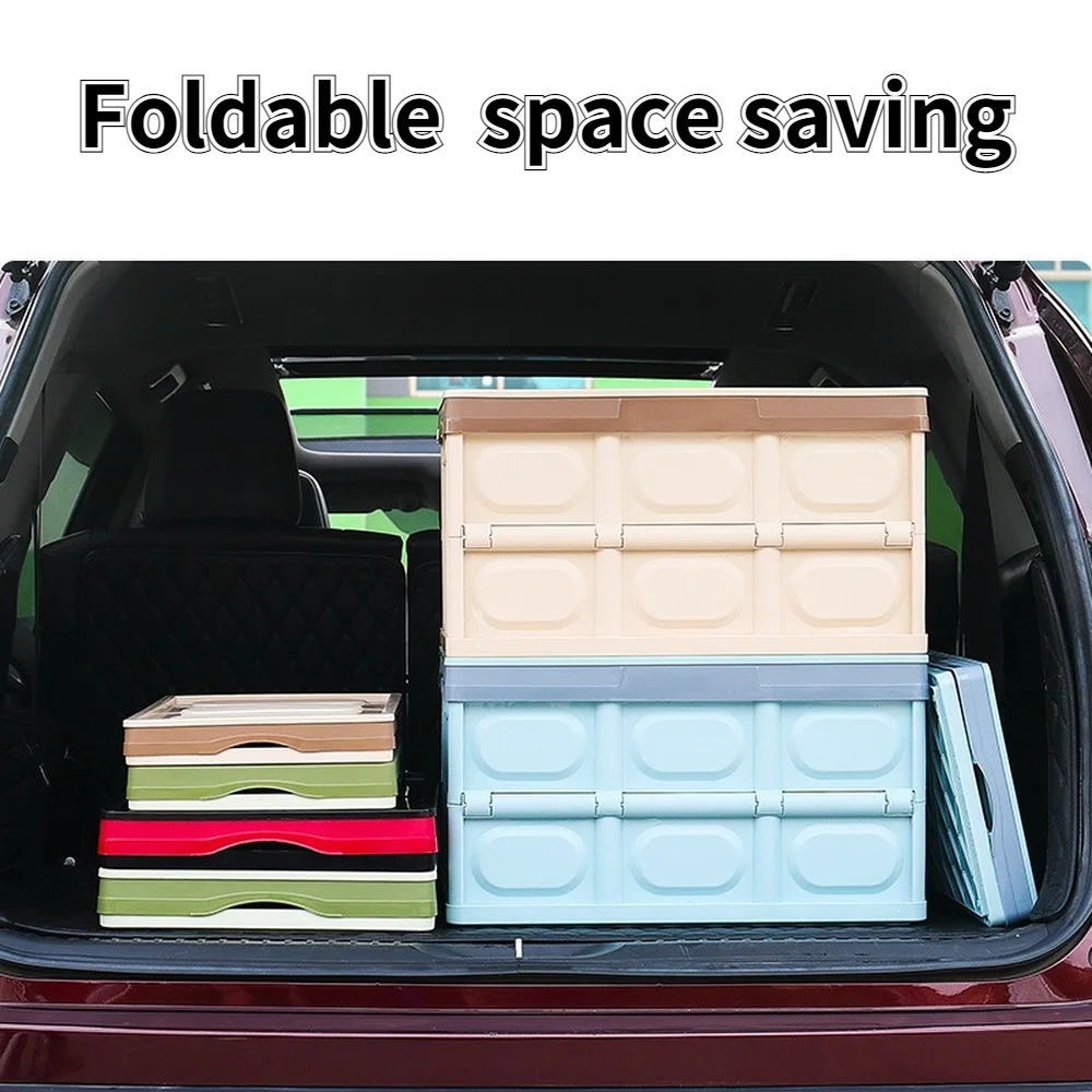 

50L/30L Car Organizer Trunk Storage Box Foldable Waterproof High Capacity Automobile Luggage Finishing Box Multifunction Parts