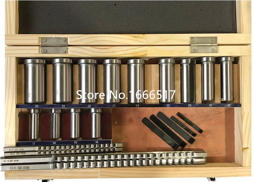22 шт. Комплект прокладок для втулки ключей метрическая система 12 30 HSS инструмент
