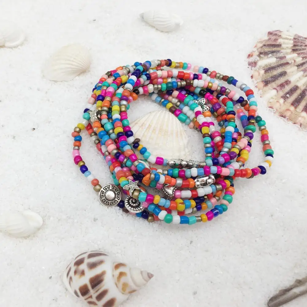 77 пробный бисер металлический браслет для женщин и девочек модный с черепахой