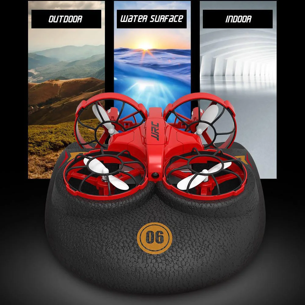 JJRC H94 RC мини Дрон 3in1 2 4G 6 осей 360 ° флипы и роллы земля воды режим Air Безголового