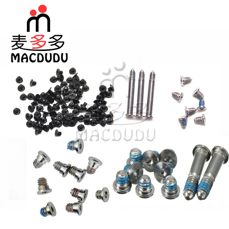 Новый комплект винтов нижней крышки для MacBook Pro Retina Air A1278 A1286 A1297 A1370 A1465 A1369 A1466 A1398