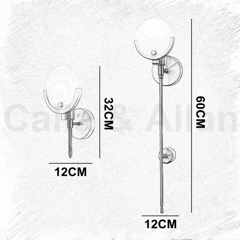 Простая прикроватная лампа в американском стиле скандинавский светильник для