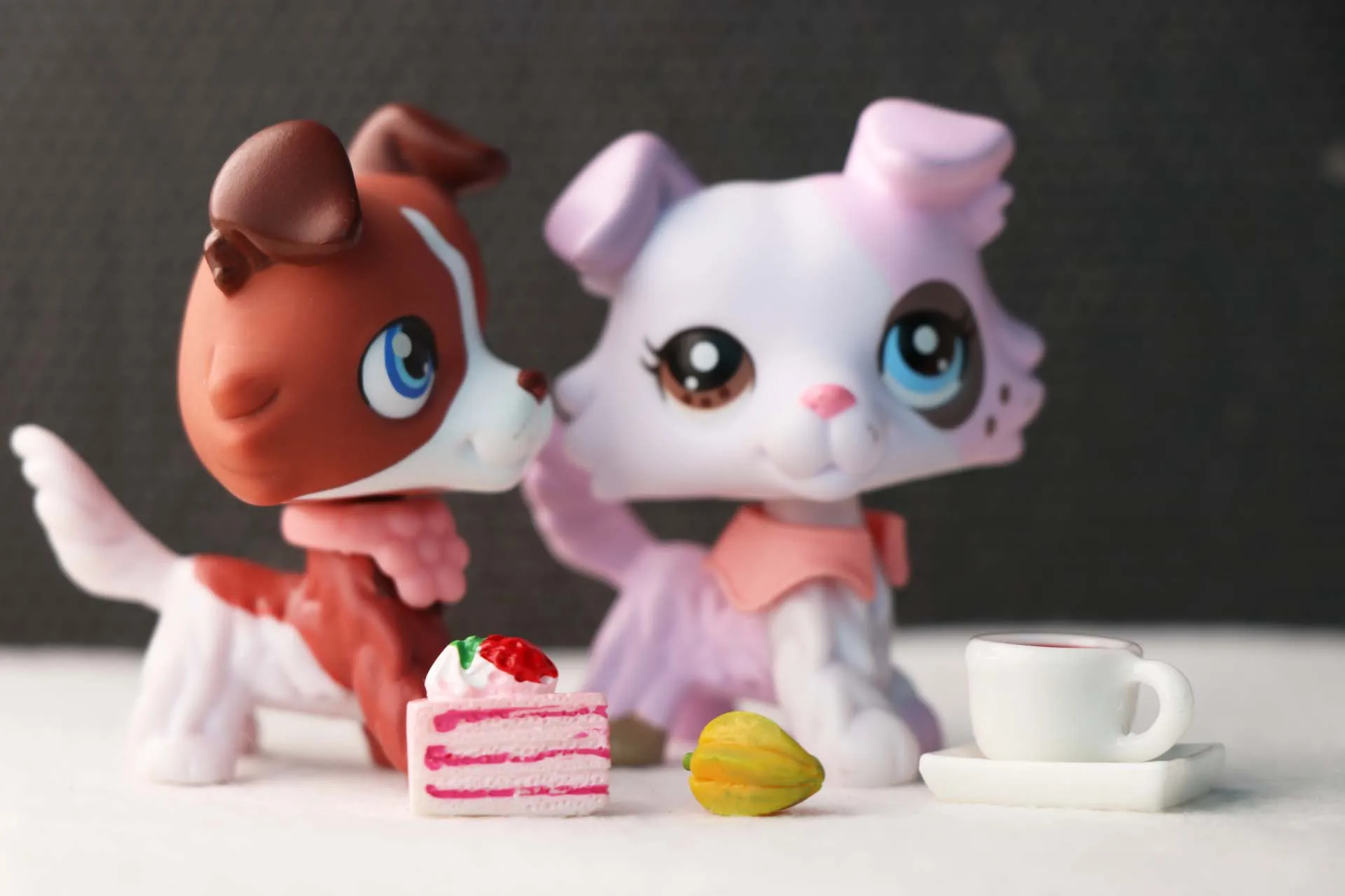 Кофейный колли и ваниль на заказ 2 шт. персонализированных редких фигурок одуб с 6