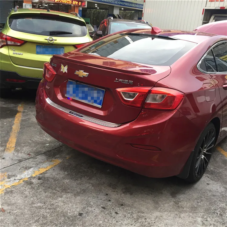 Для 17 спойлер Cruze ABS материал заднее крыло автомобиля праймер цвет задний нажмите