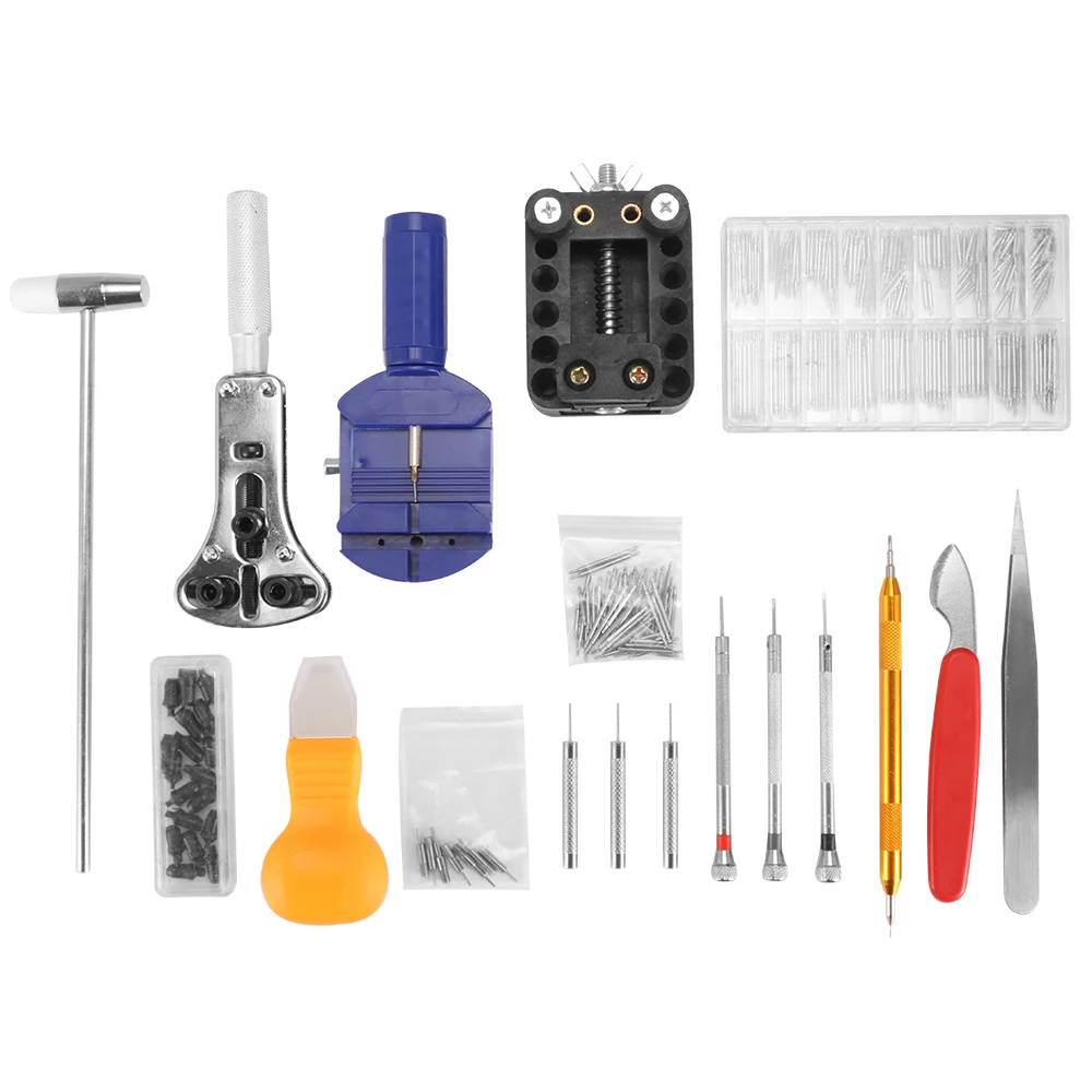 

147pcs Watch Repair tool Kit Watch Link Pin Remover Case Opener Spring Bar Remover Horlogemaker Gereedschap Repair WatchTool Kit