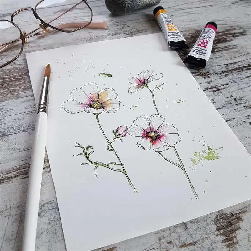 JC Lily Flowers Clear Rubber Stamp Silicone Seals Scrapbooking Handmade Tool Sheet Paper Mold Model Card Make Craft Decoration | Дом и сад