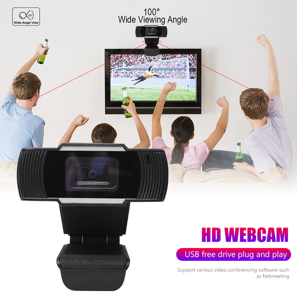 

Computer HD USB Webcam Set Laptop Desktop Microphone Web Camera Household Computer Accessories for Live Broadcast