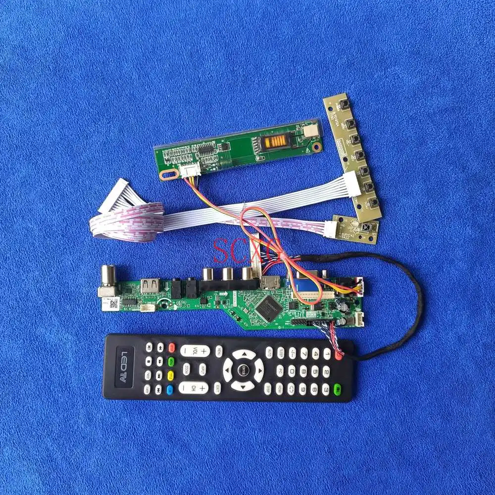 

Комплект сигнал аналогового 30Pin LVDS 1 с холодным катодом (CCFL ЖК диск контроллер подходящие по размеру карт N154I1/N154I2/N154I3/N154I5 1280*800 AV VGA USB HDMI-Совмес...