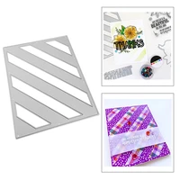 2020 new rectangle frame metal cutting dies for mould cut making stripe background card decoration album scrapbooking no stamps