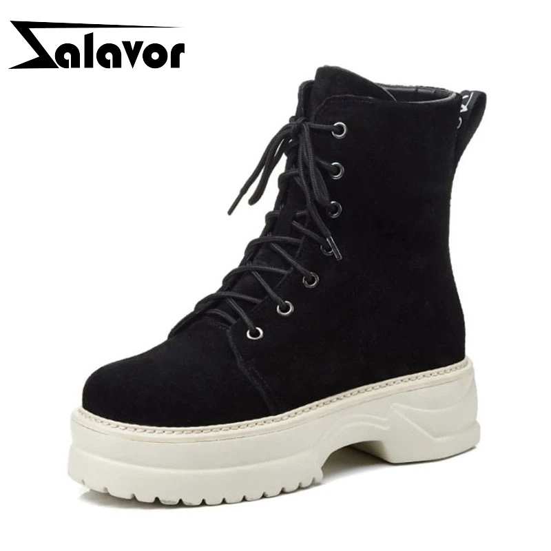 Женские мотоциклетные ботильоны на толстой подошве размеры 34 39|Женские