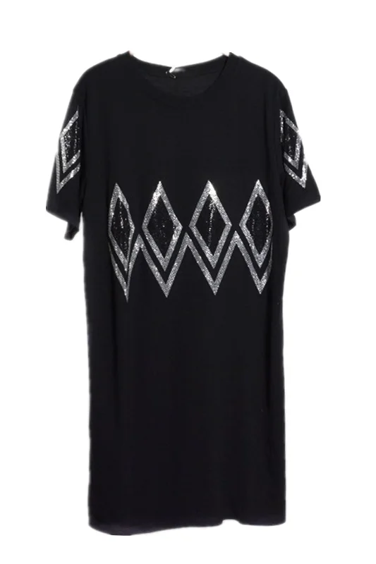 Цин MO большой Размеры женские Стразы платье 2021 лето для женщин Большие размеры