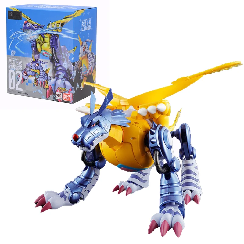 

Аниме Digimon Приключения, оригинал, металлический гарумон, экшн, ПВХ коллекционная фигурка, модель, детская игрушка, украшение, подарки