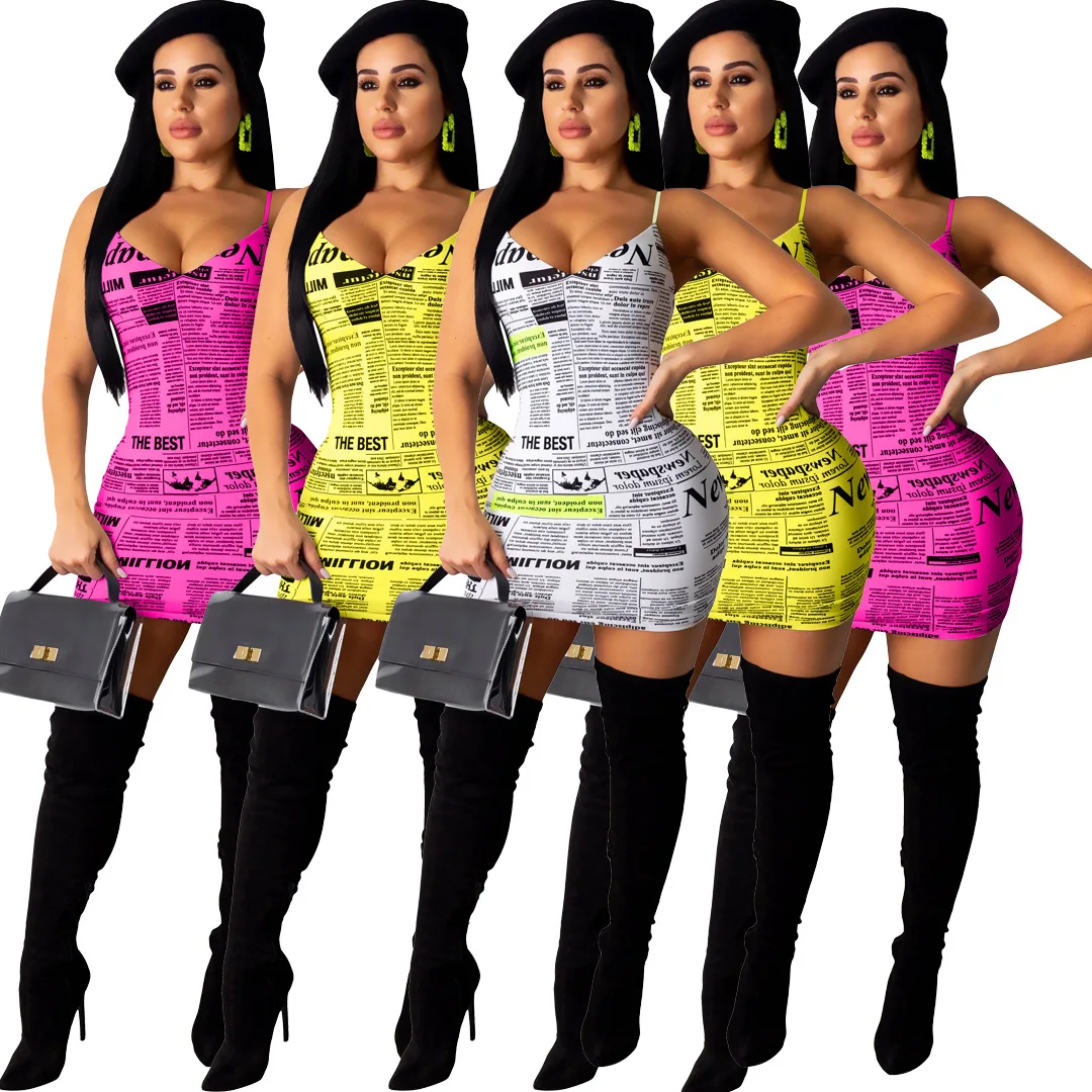 2019 Европа и США новая женская мода Темперамент печати Сексуальная подвижная