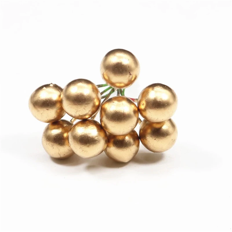 100 шт./лот мини пластиковые искусственные маленькие ягоды цветы фрукты с