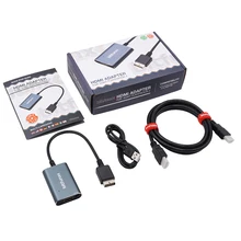 Bitfunx Best Quality HDMI-compatible Converter/Adapter for Sony PS2 to Modern TV Including RGB/Component Switch