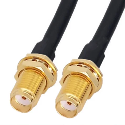 Коаксиальный переходник 5D-FB 50-5, разъем SMA Female/SMA Female, 50 Ом